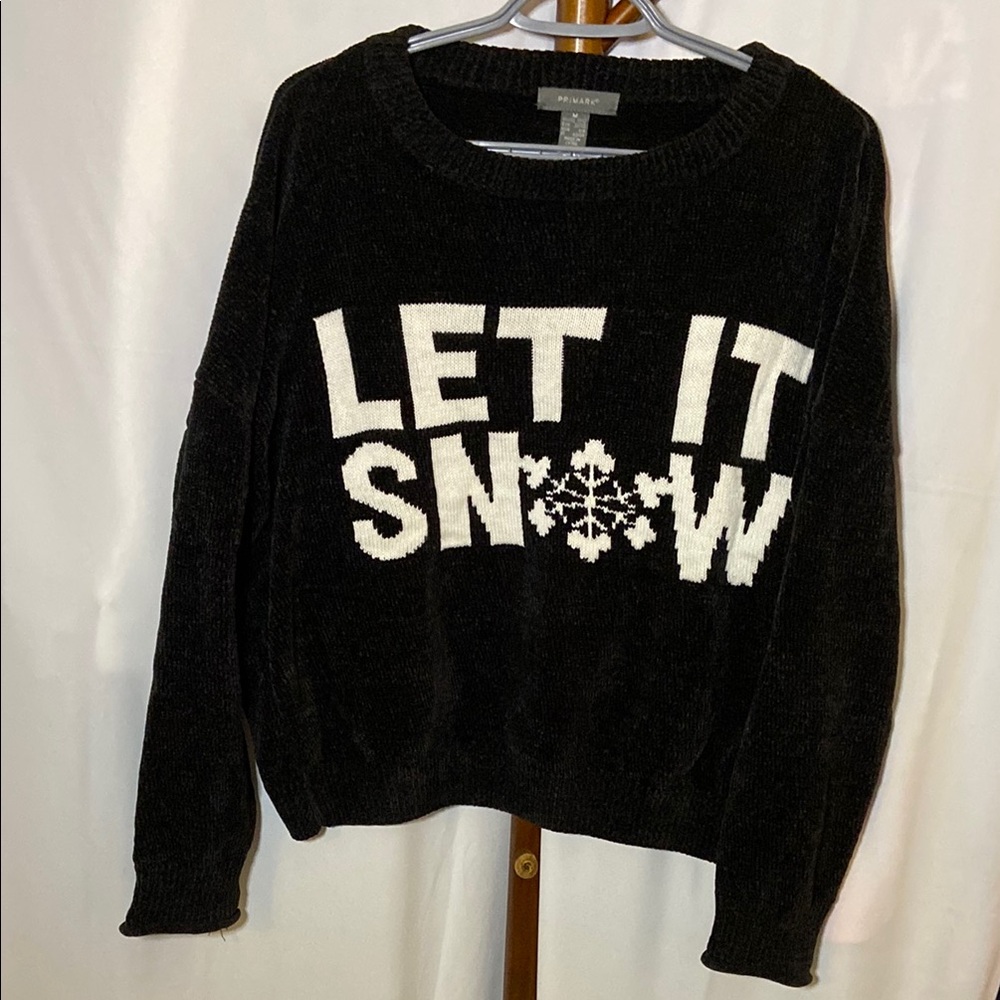 Primark Butter Soft sweater let it snow
